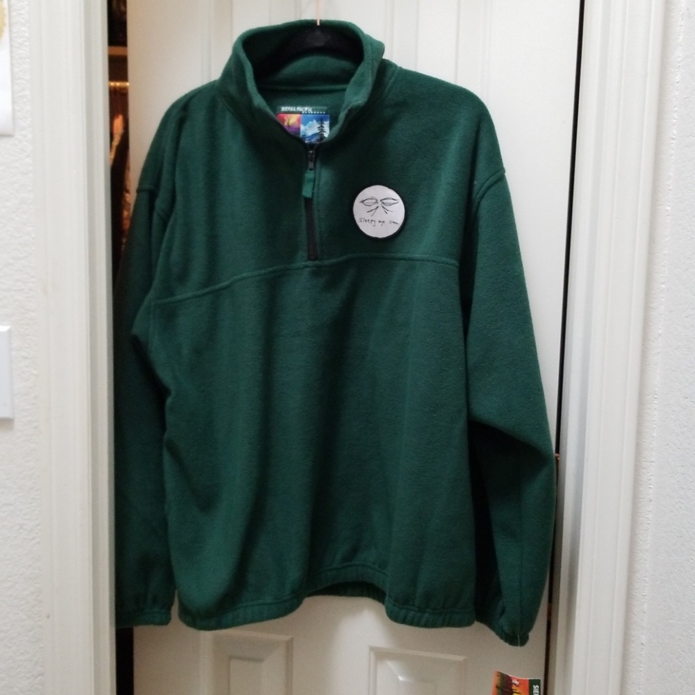 Sleepy Eye Crew Forest Green Three Quarter Zip